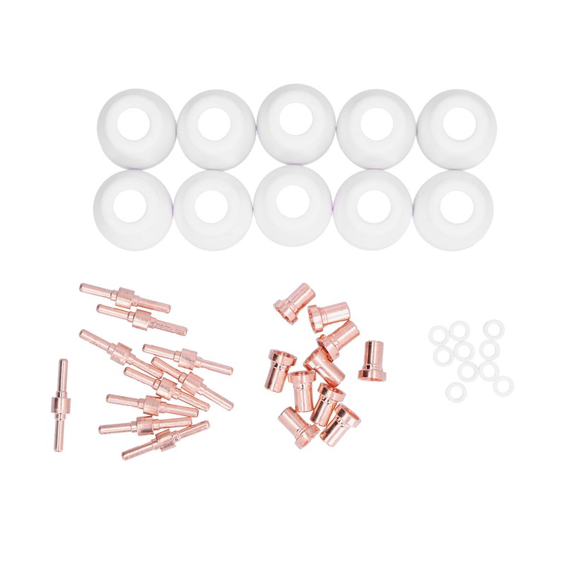 40pcs Plasma Cutting Torch Consumables Kit Plasma Cutting Torch Parts