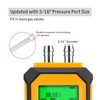 YZTMETER 5/16 Inches Diameter Pressure Port Digital Manometer, YZT Meter
