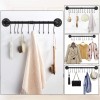 Toplife 31.5" Wall-Mounted Pot Rack – Detachable Pan Lid &
