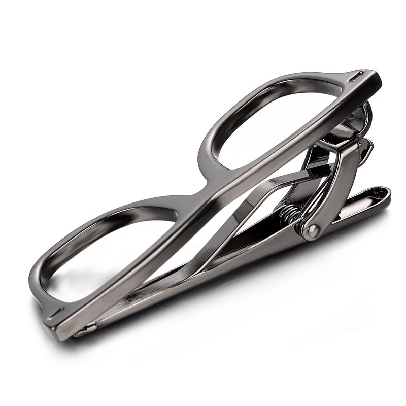 Yoursfs Funny Tie Clips with Glasses Design - Stylish Tie