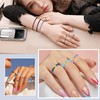 ZENGSING Elastic Natural Stone Ring, Natural Stone Bracelet for Women,
