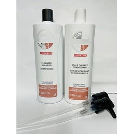 A-HOOT Cleanser Shampoo And Scalp Therapy Conditioner 33.8 Ounce with A-HOOT Pumps Includes (System 3)