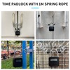 KENRONE Combination Lock,Metal Timer Lock,USB Rechargeable Time Timer Padlock with