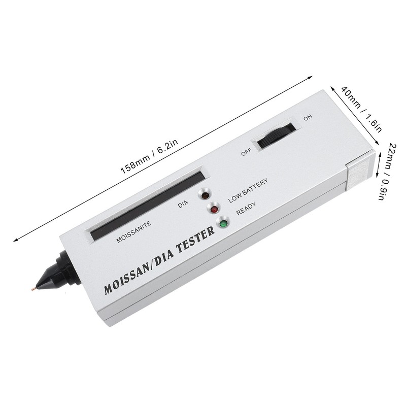 Diamond Tester Pen Precise Diamond Moissanites Detector Pen Jewelry Testing