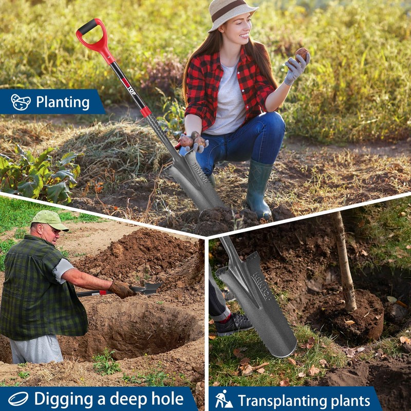 Drain Spade Root Saw Spade Narrow Serrated Shovel Digging Shovels
