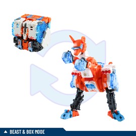 52TOYS Beastbox RICOCHET Kangaroo Deformation Toy, Collectible Action Figure, Converting Boy Toys for Party Birthday Gifts, Ages 15 and Up