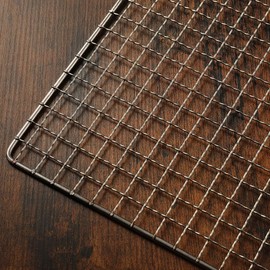 SUPVOX Stainless Steel Barbecue Mesh Steel Grill BBQ Net Endurable Material for Outdoor