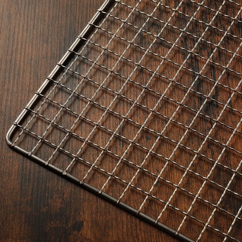 SUPVOX Stainless Steel Barbecue Mesh Steel Grill BBQ Net Endurable