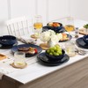 Vicrays 12-Piece Ceramic Dinnerware Set, Dinner Plates, Salad Plates &