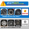 4-Pack 17 Inch Wheel Rim Cover Hubcaps, AUTOWIKI Special Design
