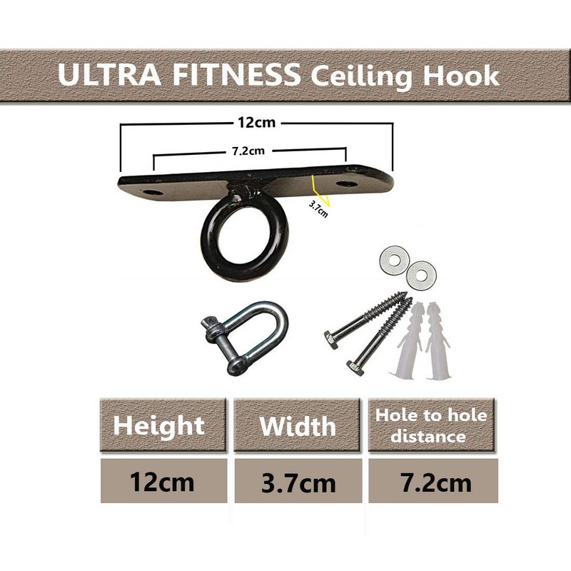 ULTRA FITNESS CROSSJAB Boxing Punch Bag Ceiling Hook Mount with