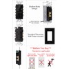 SOZULAMP 4-Pack Night Light Wall Outlet, Touch & Dusk-to-Dawn Sensors