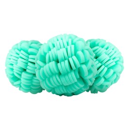 3-Pack Body Buff - Foam Scrubber Loofah for Exfoliation & Cleansing - Removes Oil, Dirt, Impurities & Dead Skin - Sensitive, Dry, Oily or Combination Skin - Gentle to Clinical Strength - Green