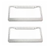 Carbole 2PACK Bling Metal License Plate Frame Tag Sparkling Glitter