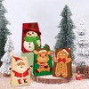 WEEPA Christmas Candy Gift Boxes, Xmas Treat Boxes Assorted Paper