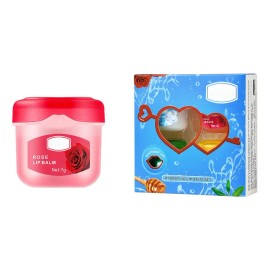 Set De 4 Mascarillas Para Labios, Caja De Regalo, Pintalabio