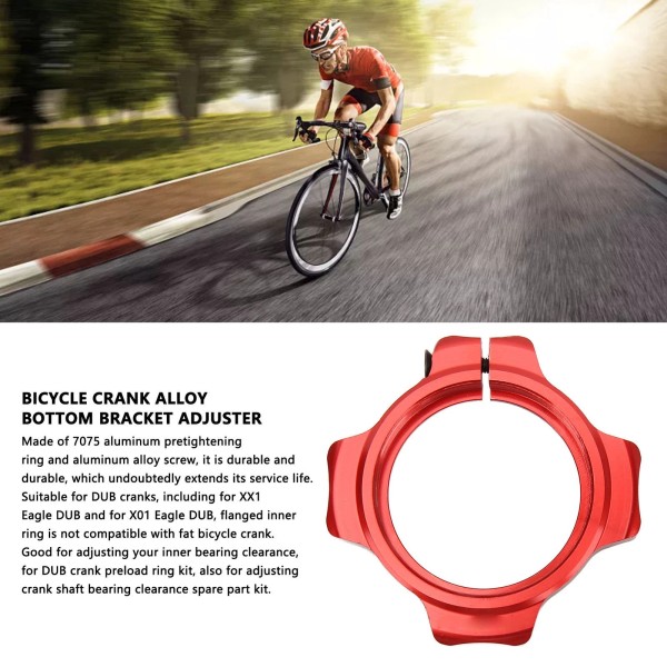 Unbranded 28.99mm Crank Alloy Bottom Bracket Adjuster Bike Alloy Bottom