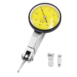 VOANZO Dial Indicator 0.01mm Precision Dial Test Indicator Lever Dial Indicator Range 0-0.8 mm for Measurements During Machining Assembly And Inspection
