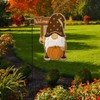 Fall Gnome Burlap Garden Flag Autumn Welcome Pumpkin 12.5" x