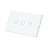 Smart Switch Need Neutral Wire Glass Panel,2.4GHz Wi-Fi Light Switch