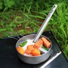 ATiAP - Cuchara de titanio de mango largo, cuchara de