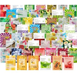 20 MASCARILLAS COREANAS SURTIDAS HUDA NEW Hidratantes Reparan La Piel Seca Antiedad Elasticidad