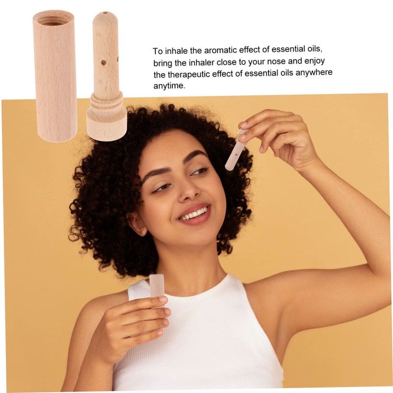 Beavorty Essential Oil Inhaling Stick Nasal Smelling Tube Portable Aroma