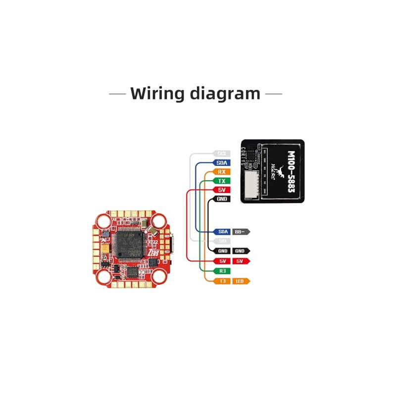 HGLRC M100-5883 Compass Module with 10th Gen Chip for UAVs