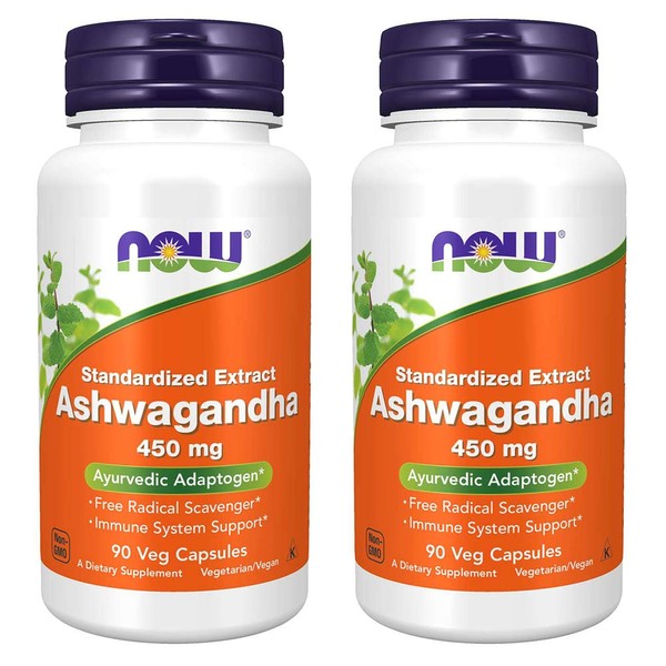 NOW Foods NOW Foods Ashwagandha Extract 450mg, 90 VCaps (Pack