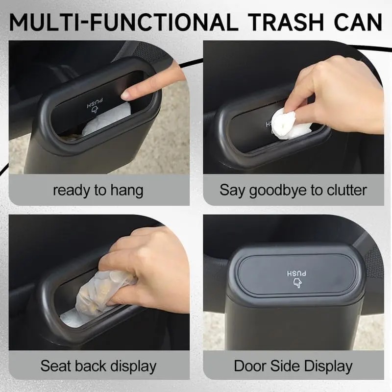 Mini Bote De Basura Portátil Para Auto Hogar, Car Trash
