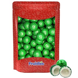 Fruidles Wicked Watermelon Gum Balls Fruit Flavored, Candy Buffet Treats, Machine Size Refills, Kosher Certified Parve, 1" Inch (2 Pounds)