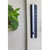 Analog Wall Thermometer with Fahrenheit Scale 7.1 inch tall (Black
