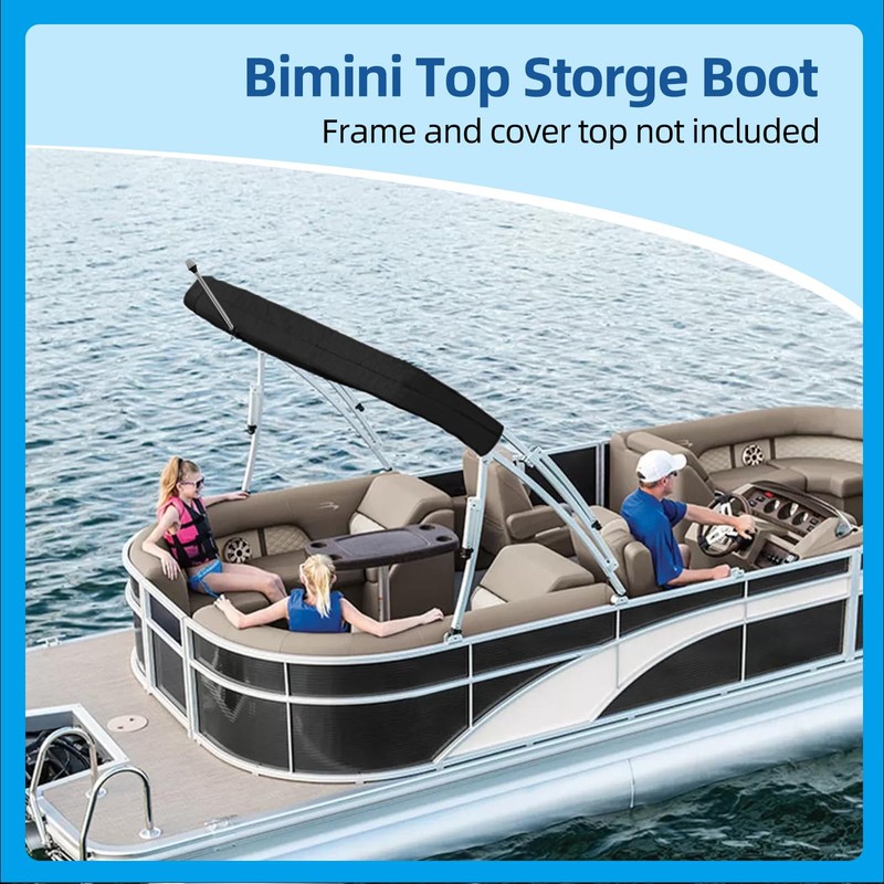 Seapisode 600D Bimini Top Storage Boot, Storage Boat Replacement Cover