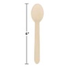 6" Wooden Spoons, 1000 ct