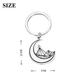 OKEYCH ACOTAR Inspired Gift Velaris Keychain Court Of Dreams Jewelry A Court of Thorns and Roses Gift Sarah J Maas Merch (Velaris Keychain C)