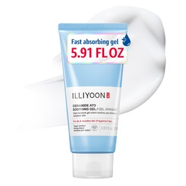 Illiyoon Ceramide Ato Soothing Gel - Vegan Facial Moisturizer for All Skin types, 5.9 Fl Oz (175ml)
