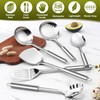 E-far Cooking Utensils Set, 10-Piece Stainless Steel Kitchen Utensils with
