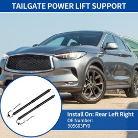 X AUTOHAUX Rear Left Right Tailgate Power Lift Support for Infiniti FX50 2011-2013 Liftgate Power Hatch Shock Strut No.905603FY0A/615101 Electric Trunk Power Liftgate