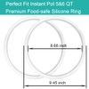 2-Pack Sealing Ring for Instant Pot 6 Quart, Food-grade Silicone