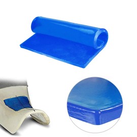 LisylineAuto Motorcycle Seat Gel Pad Shock Absorption Mats Reduce Fatigue Comfortable Soft Cooling Fabric Cushion Blue Cool DIY Saddle Office Chair Cushion(20 x 20 x 2cm)