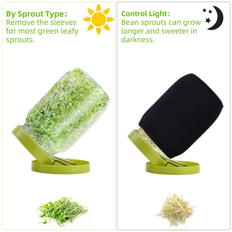Sozize Sprouting Jar Sprouting Kit Sprouts Growing Kit with Mason