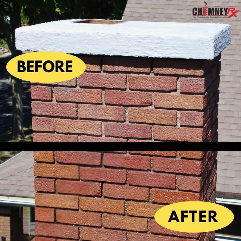 ChimneyRx Advanced Water Repellent - Clear Sealer for Masonry Surfaces