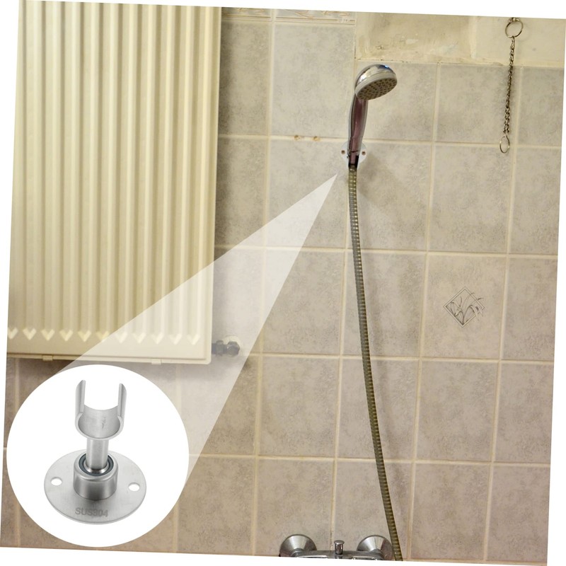 SEWACC Stainless Steel Adjustable Wall Mount Holder Handheld Shower Wand