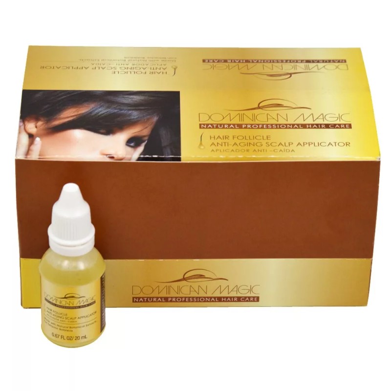 Dominican Magic Anti-aging Scalp Applicator 12x15ml w/Free Nail File