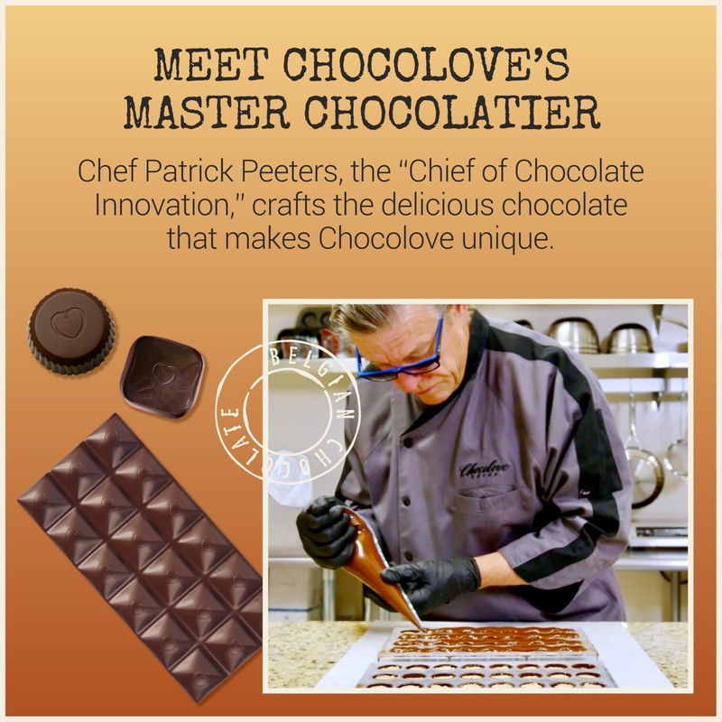 Chocolove Pretzel Milk Chocolate Bars | 33% Cocoa| Infused with