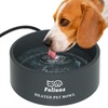 Fuliuna Large Heated Water Bowl, Outdoor Heated Dog Bowl with