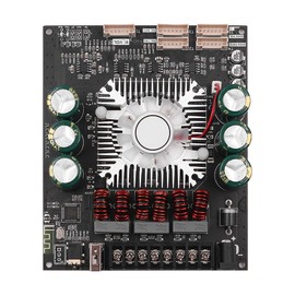 DollaTek TDA7498E Blue Tooth Power Amplifier Board with Subwoofer 2.1 Channel 160W×2+220W 15V-36V Power Amplifier Module Amplifier Board