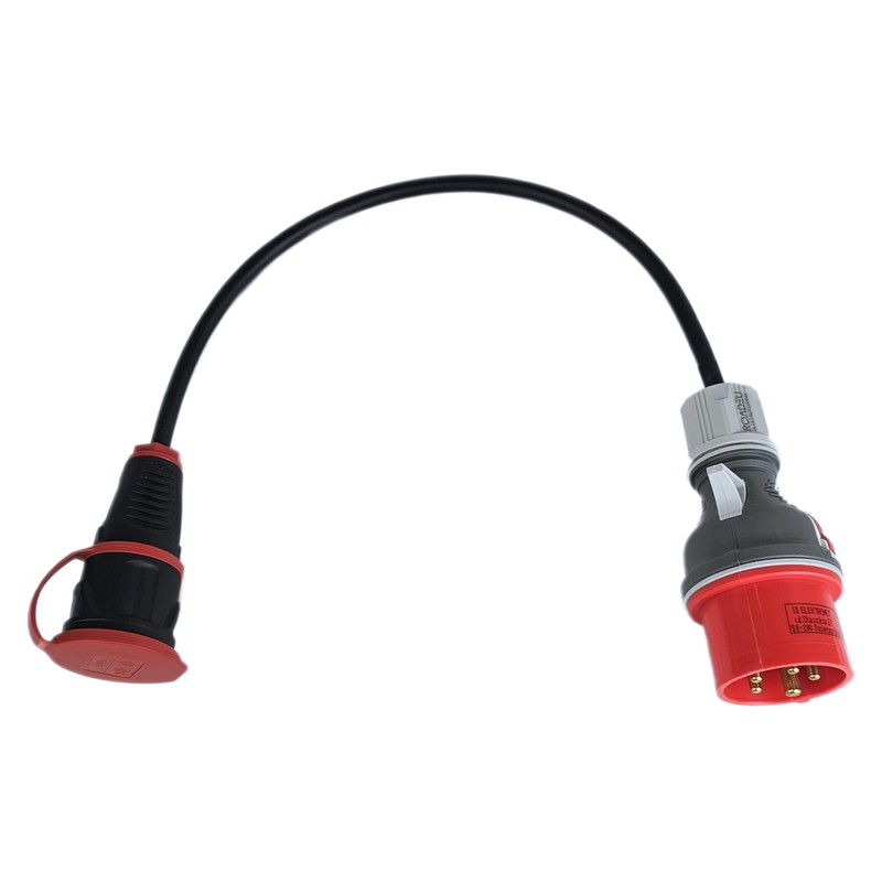 RoadEu CEE High Current Adapter, CEE Plug 16 A, 380