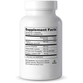 Cooper Complete Quercetin Complex with Stinging Nettles, Bromelain and Vitamin C. 120 Capsules. Pack of 1