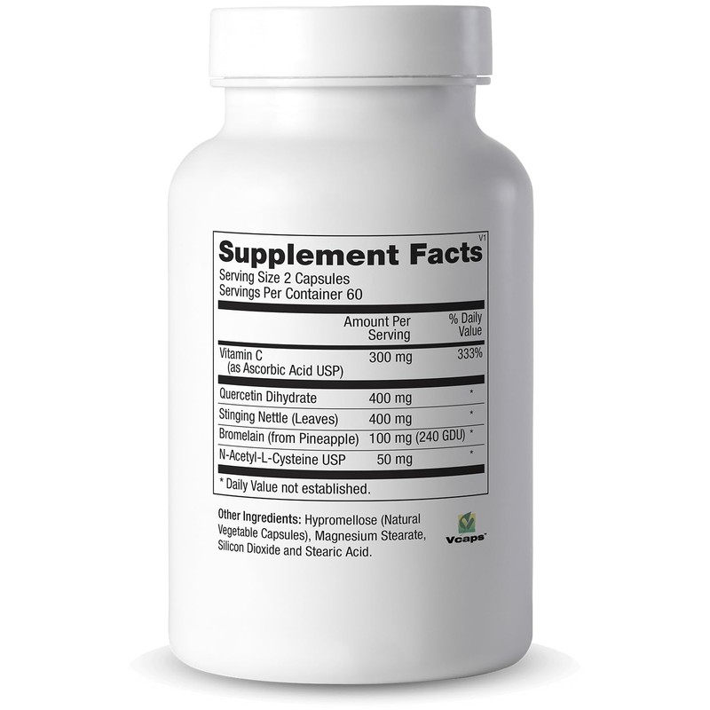 Cooper Complete Quercetin Complex with Stinging Nettles, Bromelain and Vitamin